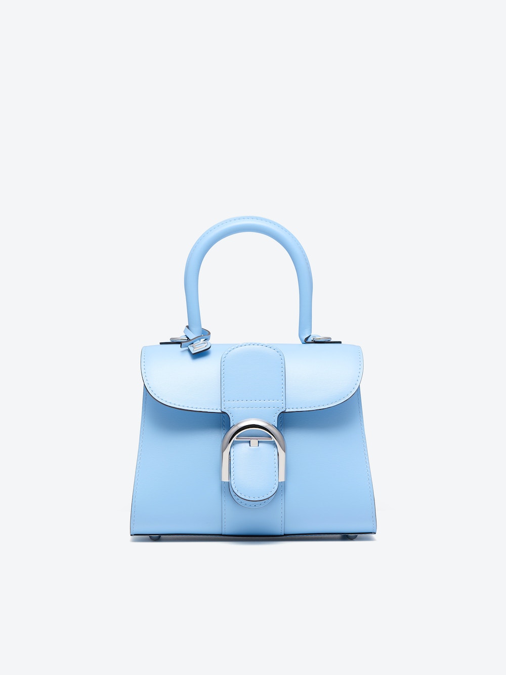 Delvaux Brillant Mini in Box Calf (Azure)