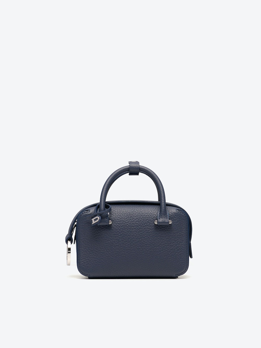 Delvaux Cool Box Nano in Taurillon Soft (Navy)