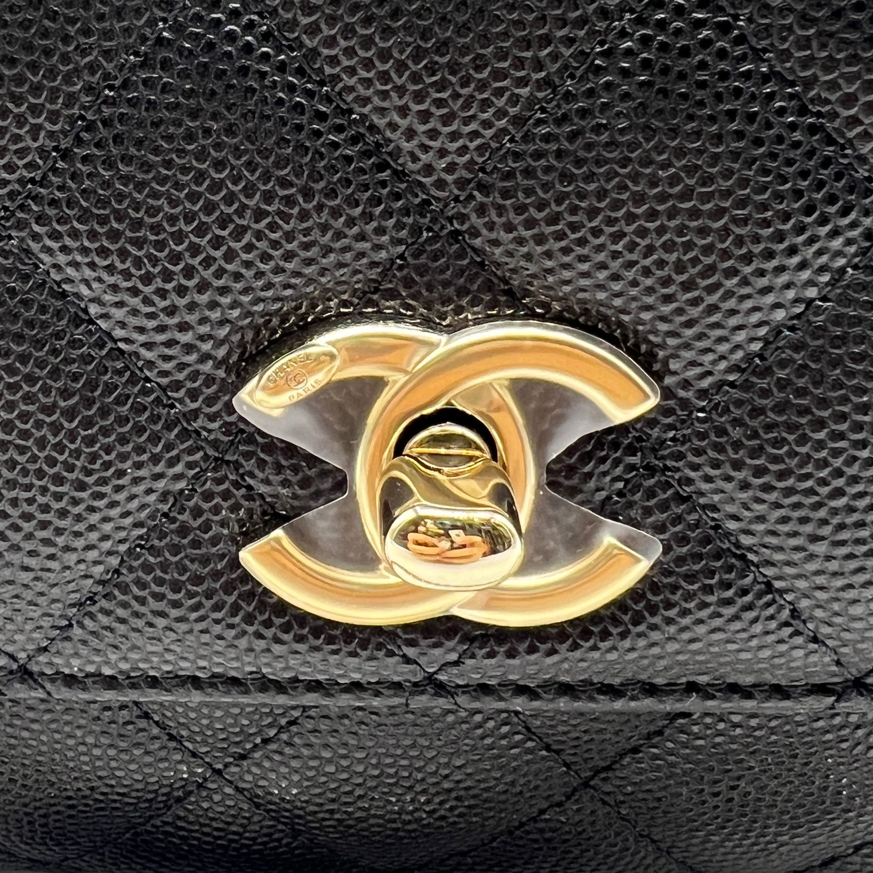 Hong Kong Stock - Chanel Mini Coco Clutch with Handle in Grained Calfskin