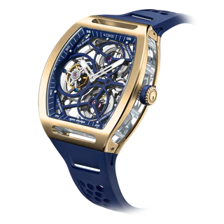 ZEROO T4 THE ARCHER FULL SKELETON TOURBILLON  (Color: ZT004GBL)