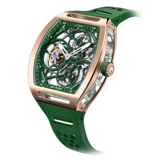 ZEROO T4 THE ARCHER FULL SKELETON TOURBILLON  (Color: ZT004RGR)