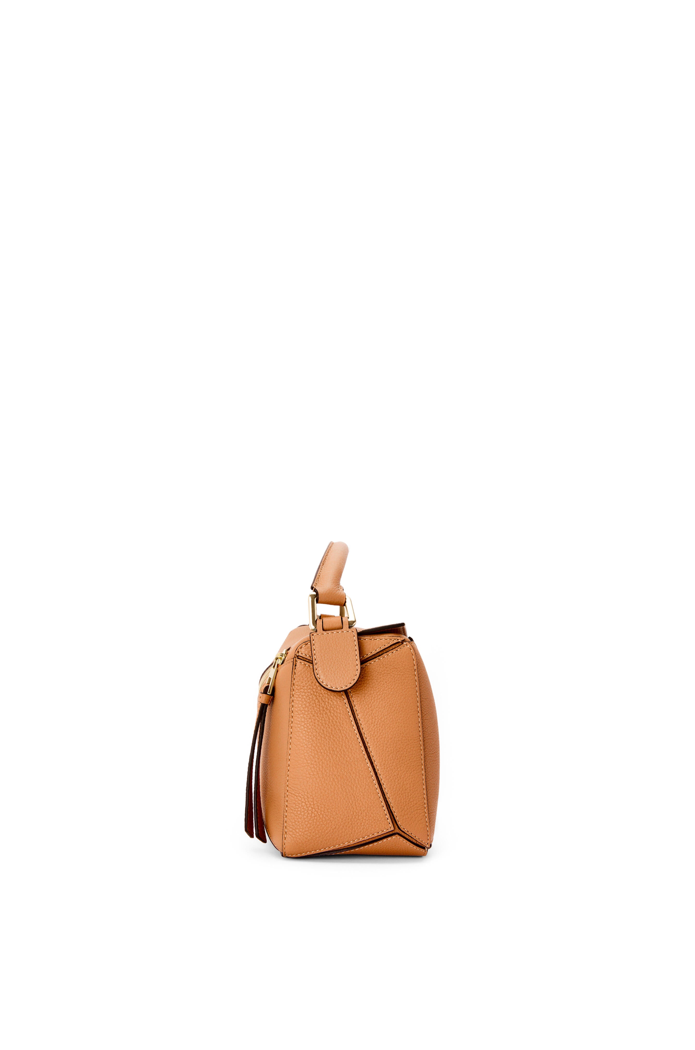 Loewe Mini Puzzle bag in soft grained calfskin Light C